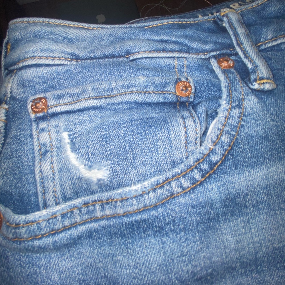 American Eagle men blue ripped jeans - Picture 2 of 7